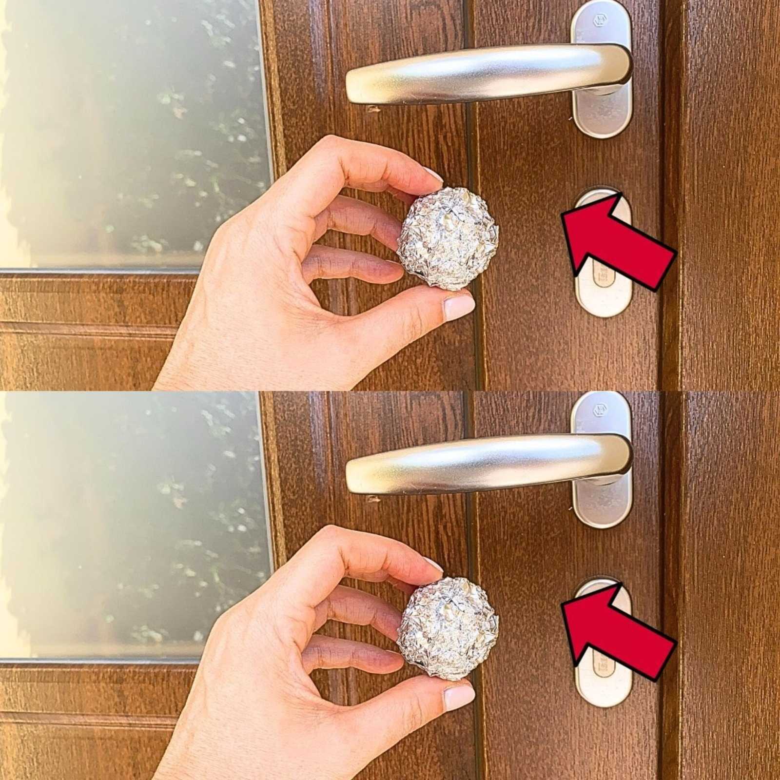 Why are people placing a ball of foil on their door handle? Find out here.