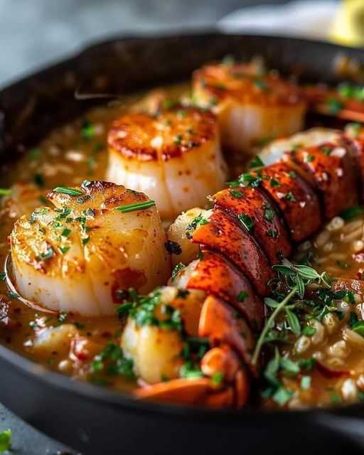 Luxe Cajun Seafood Gumbo with Scallops and Lobster
