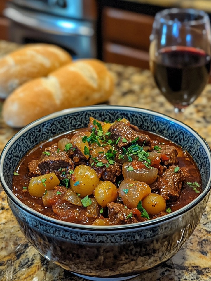 Quick and Easy Instant Pot Greek Beef Stifado