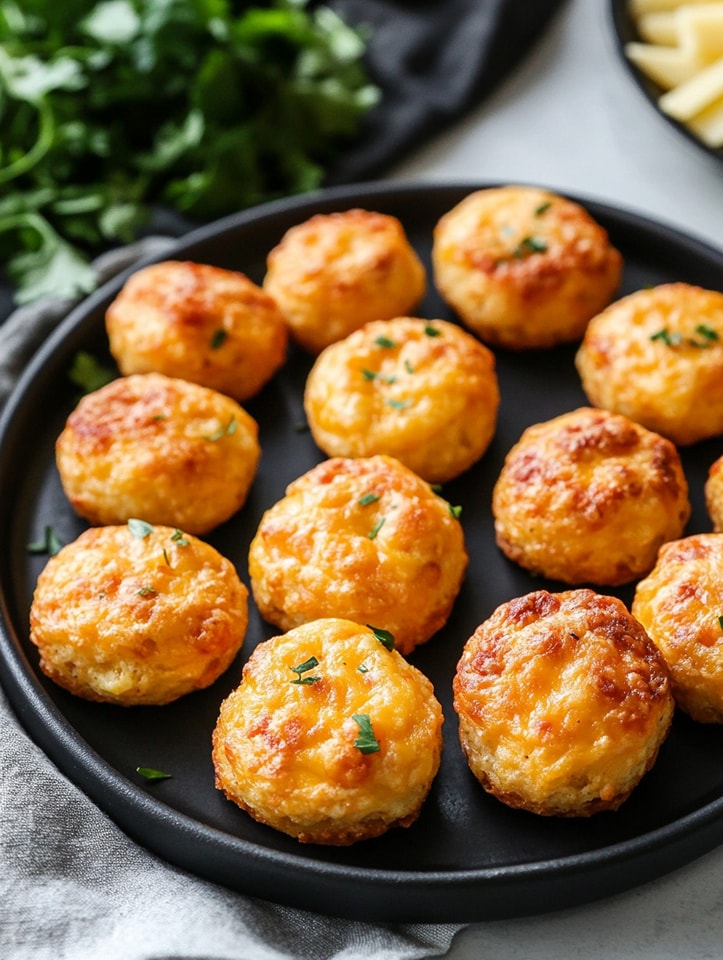 Savory Chorizo & Cheddar Bites