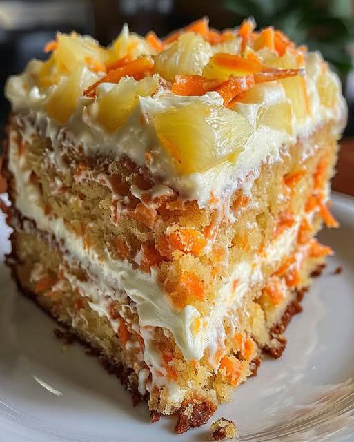 Hawaiian Carrot Pineapple Cake