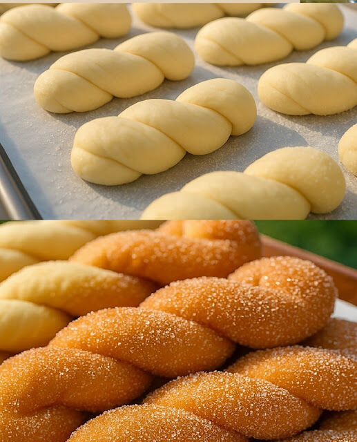 Cinnamon Twisted Donuts