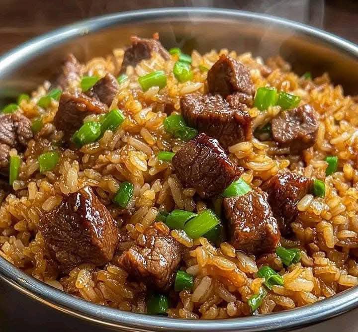 Garlic Beef Fried Rice