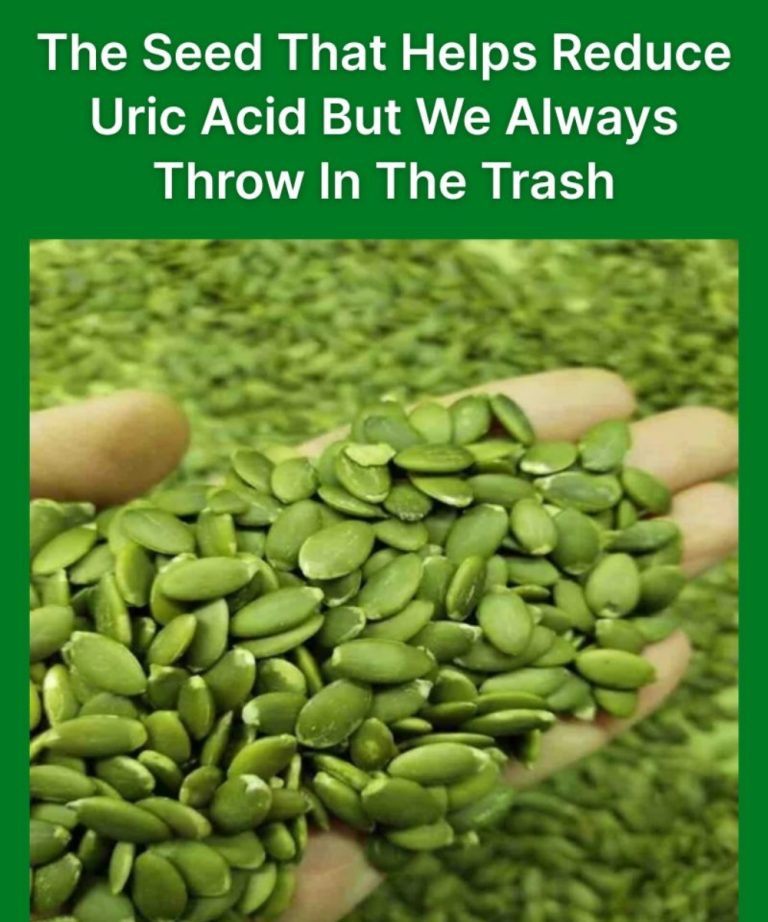 The Seed That Helps Reduce Uric Acid And That We Always Throw In The Trash