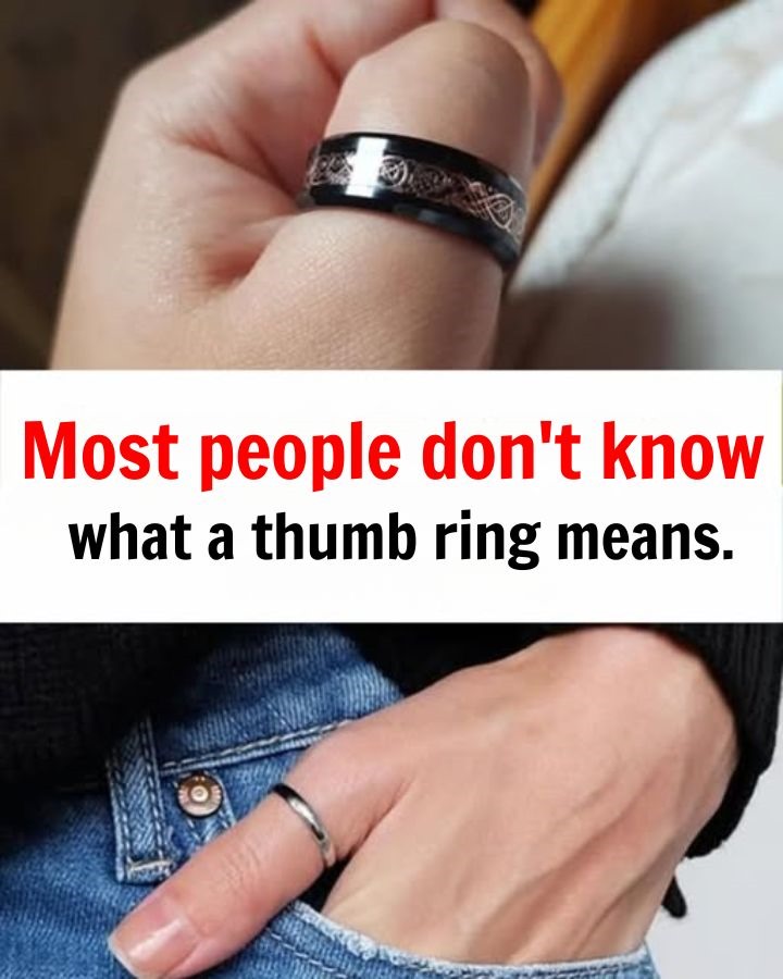 Most People Don’t Know What a Thumb Ring Means