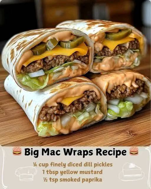 Big Mac Wraps Recipe