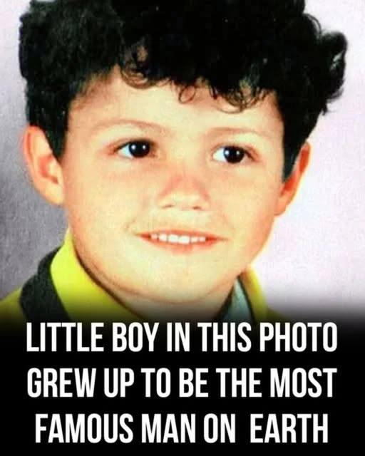 The little boy in this photo is now the most famous man on earth!