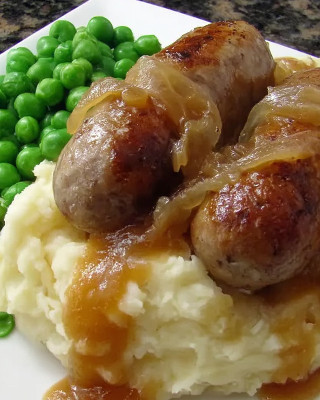 Classic Bangers and Mash