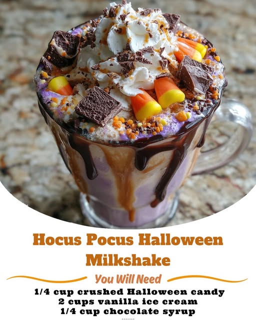 Hocus Pocus Halloween Milkshake