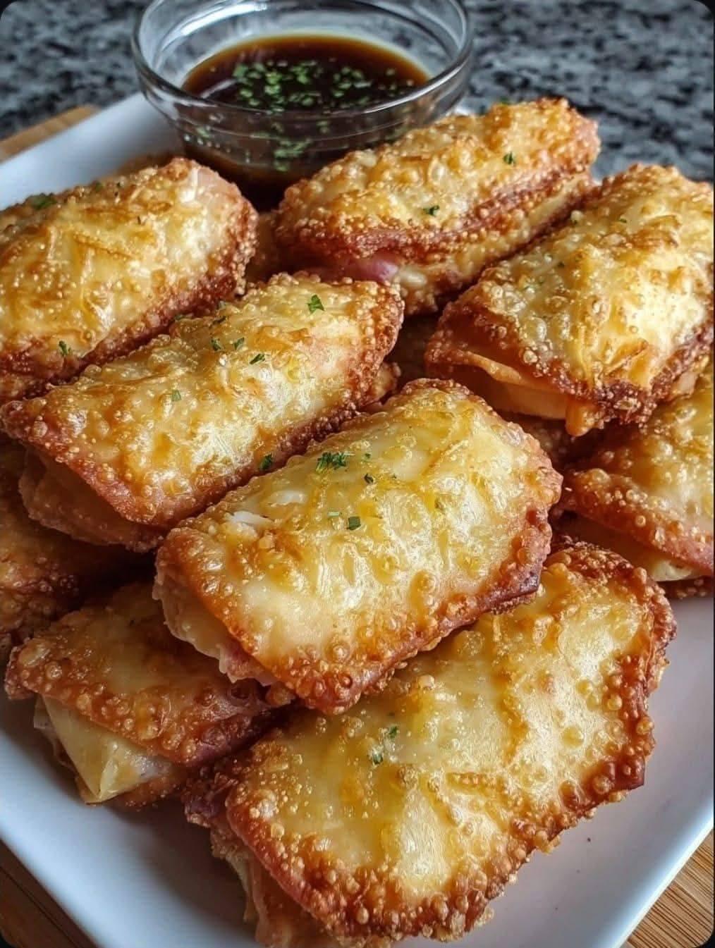 Crab Rangoon Egg Rolls