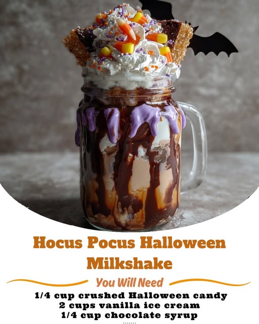 Hocus Pocus Halloween Milkshake: A Magical Delight!