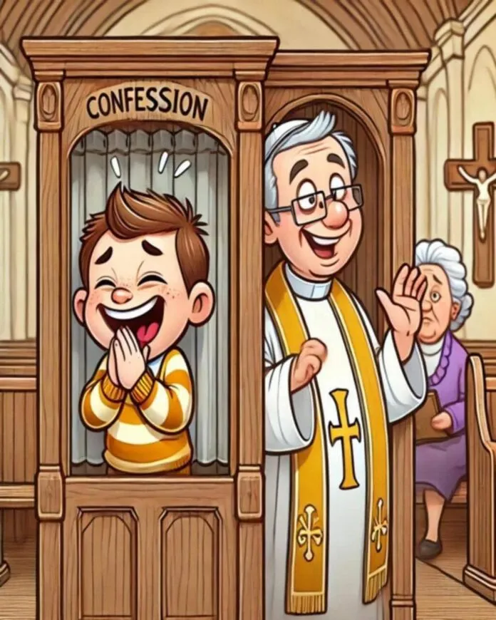 Funny Church Jokes and Family Stories: The Little Boy and the Confession, A Bold Letter for a Bike, and Wedding Math