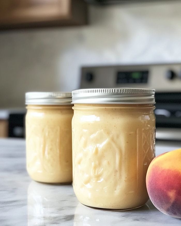 Homemade Peaches & Cream Spread Recipe