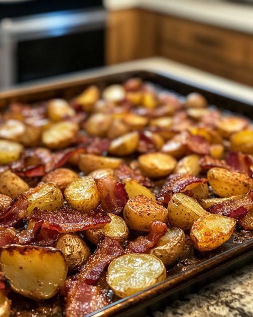 Lazy Bacon-Potato Crunch