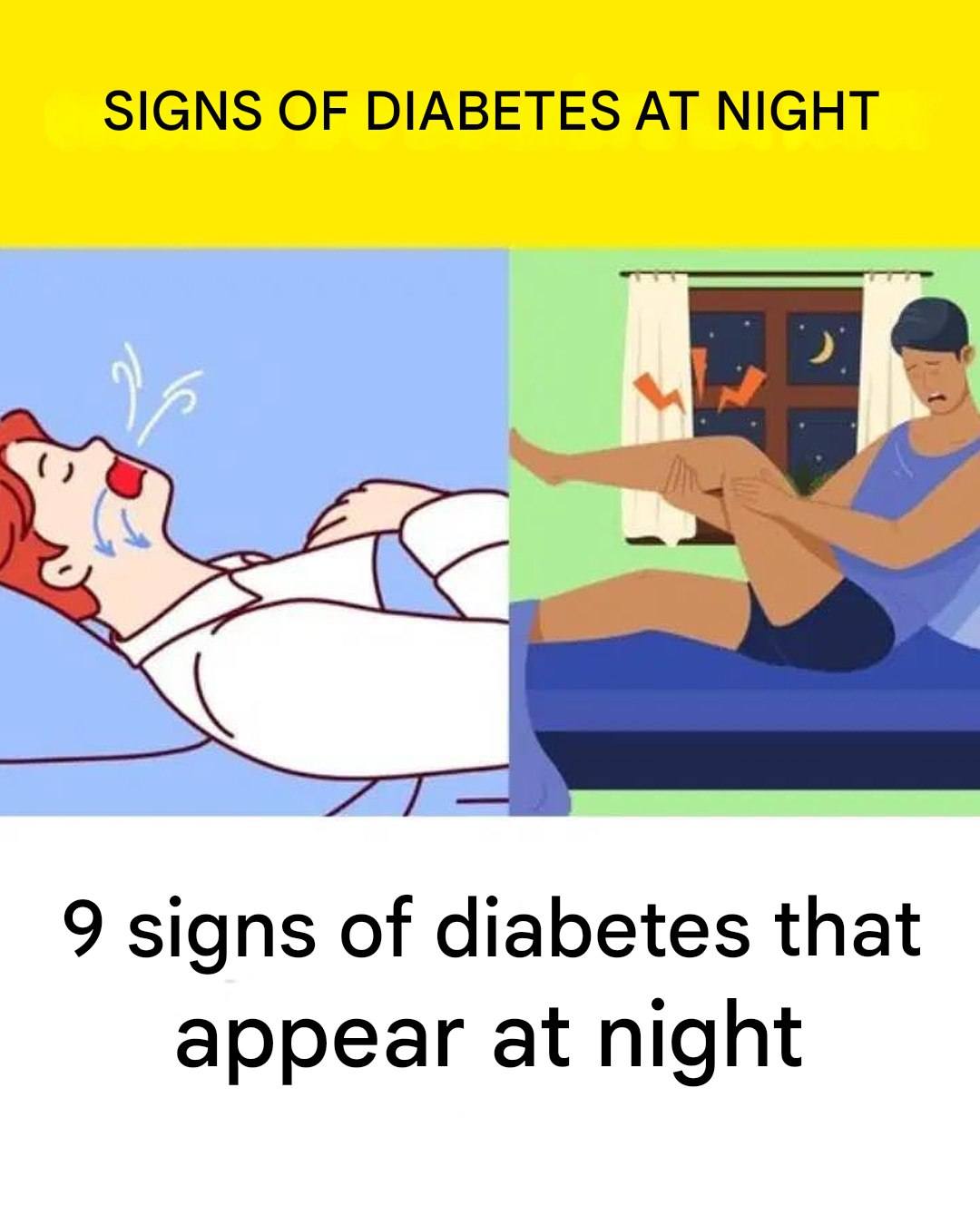 9 Signs of Diabetes That Appear at Night
