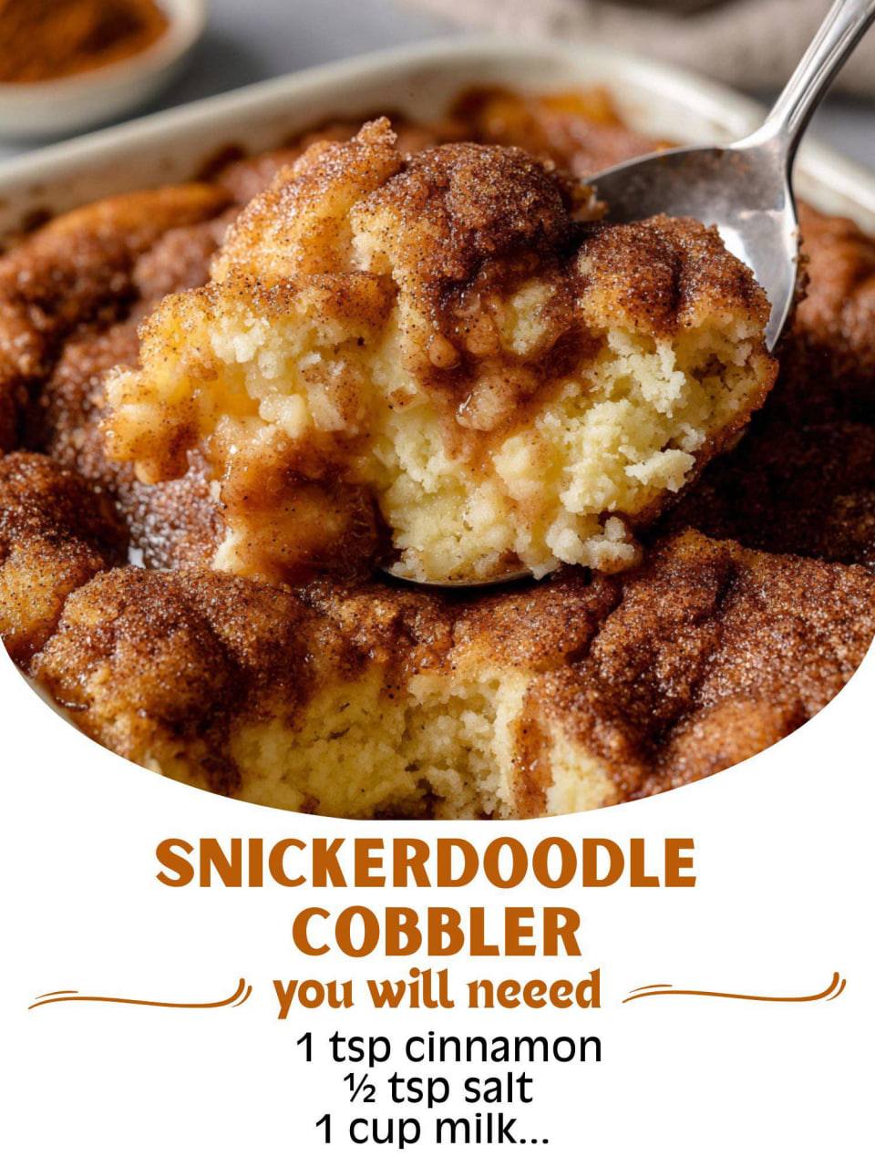 Snickerdoodle Cobbler