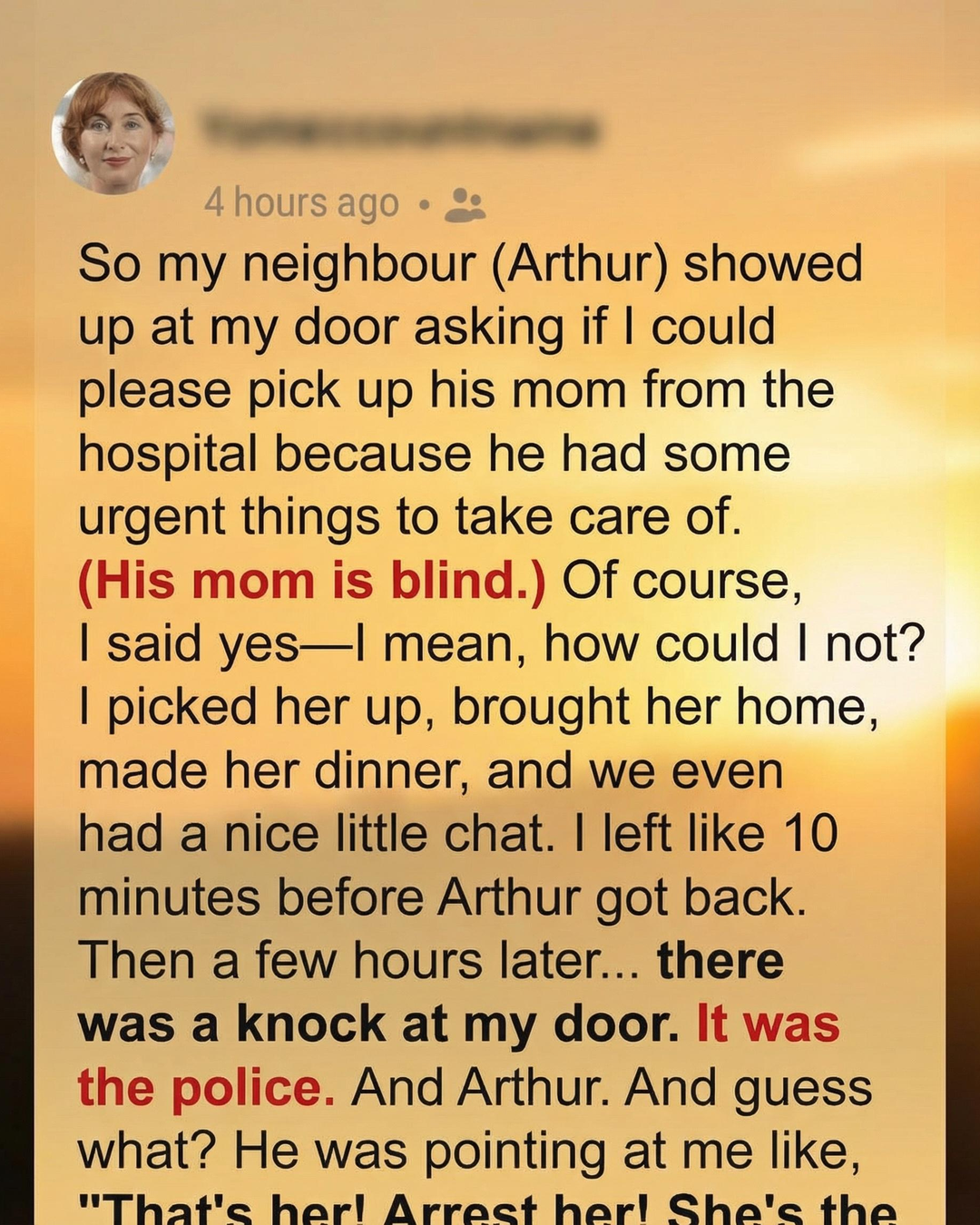 What Happened When I Helped My Neighbor’s Mother