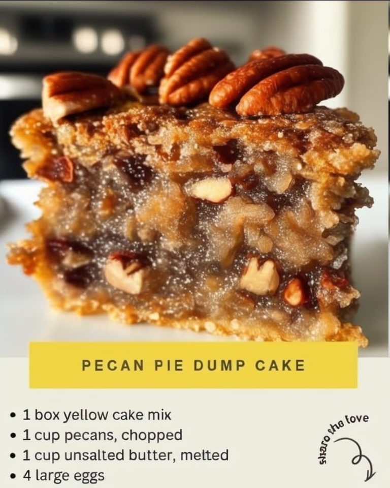 Pecan Pie Dump Cake