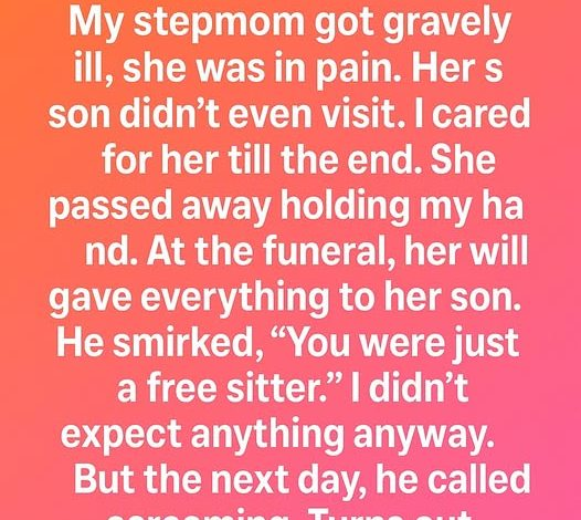 The Day After the Funeral, Life Changed Completely