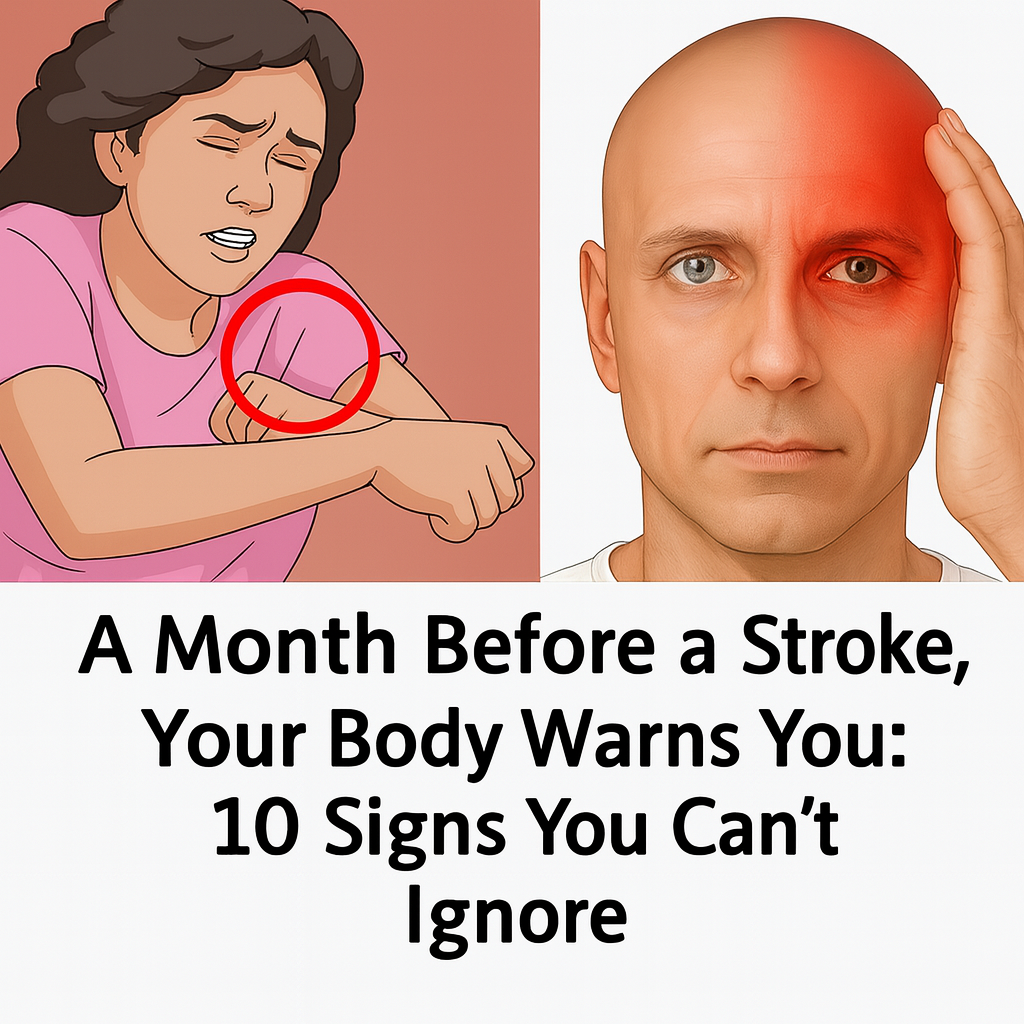 A month before a stroke, your body warns you: 10 signs not to ignore