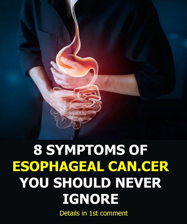 8 SYMPTOMS OF ESOPHAGEAL CAN.CER YOU SHOULD NEVER IGNORE