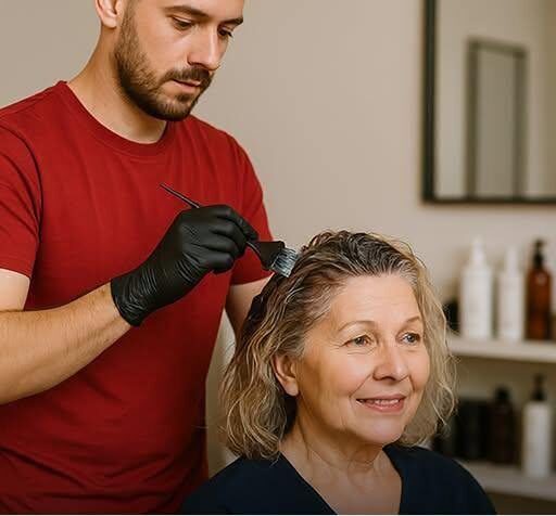 What hair color should you choose after 60 for a youthful look? A hairdresser shares his advice
