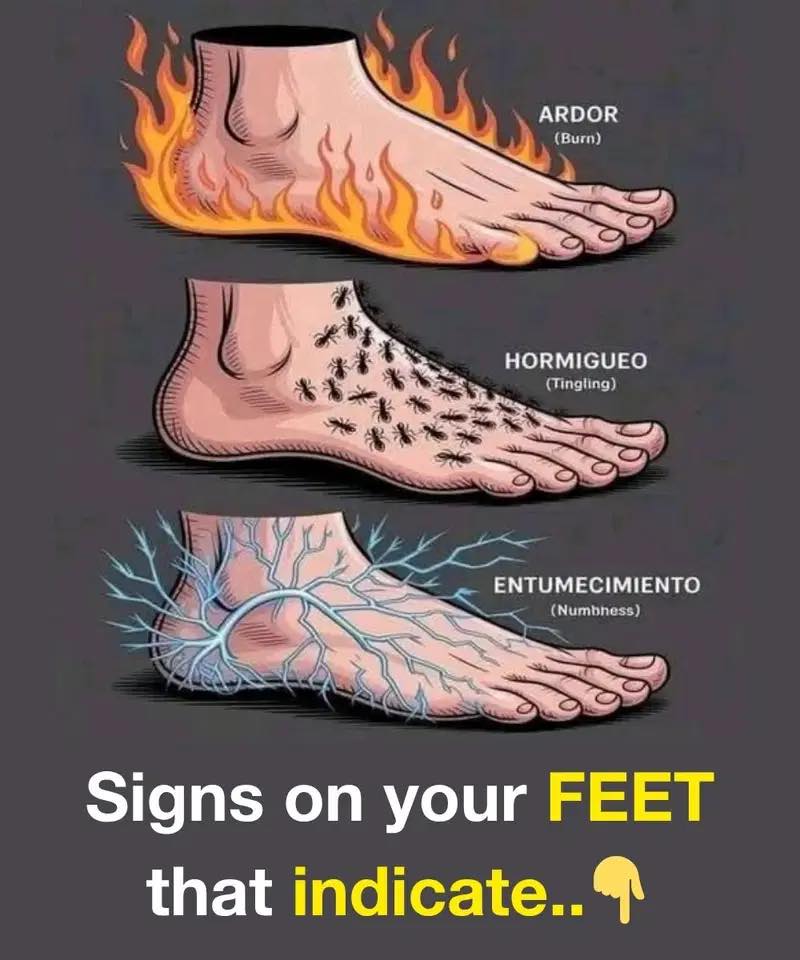 Signs on your FEET that indicate