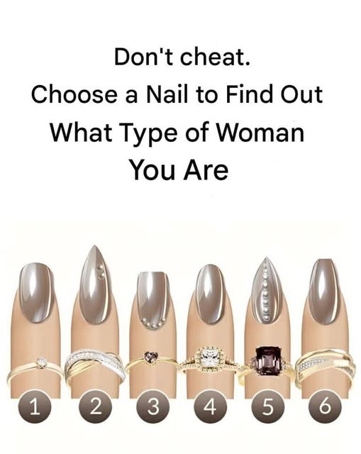 Which nail attracts you most? It reveals what type of woman you are. Full recipe 👇👇