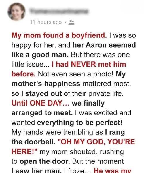 At 45, My Mom Found a New Man—But As I Learned the Truth, Everything Changed