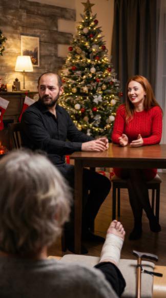 I Walked Into Christmas Dinner With A Cast On My Foot — And Walked Out With My Dignity Back