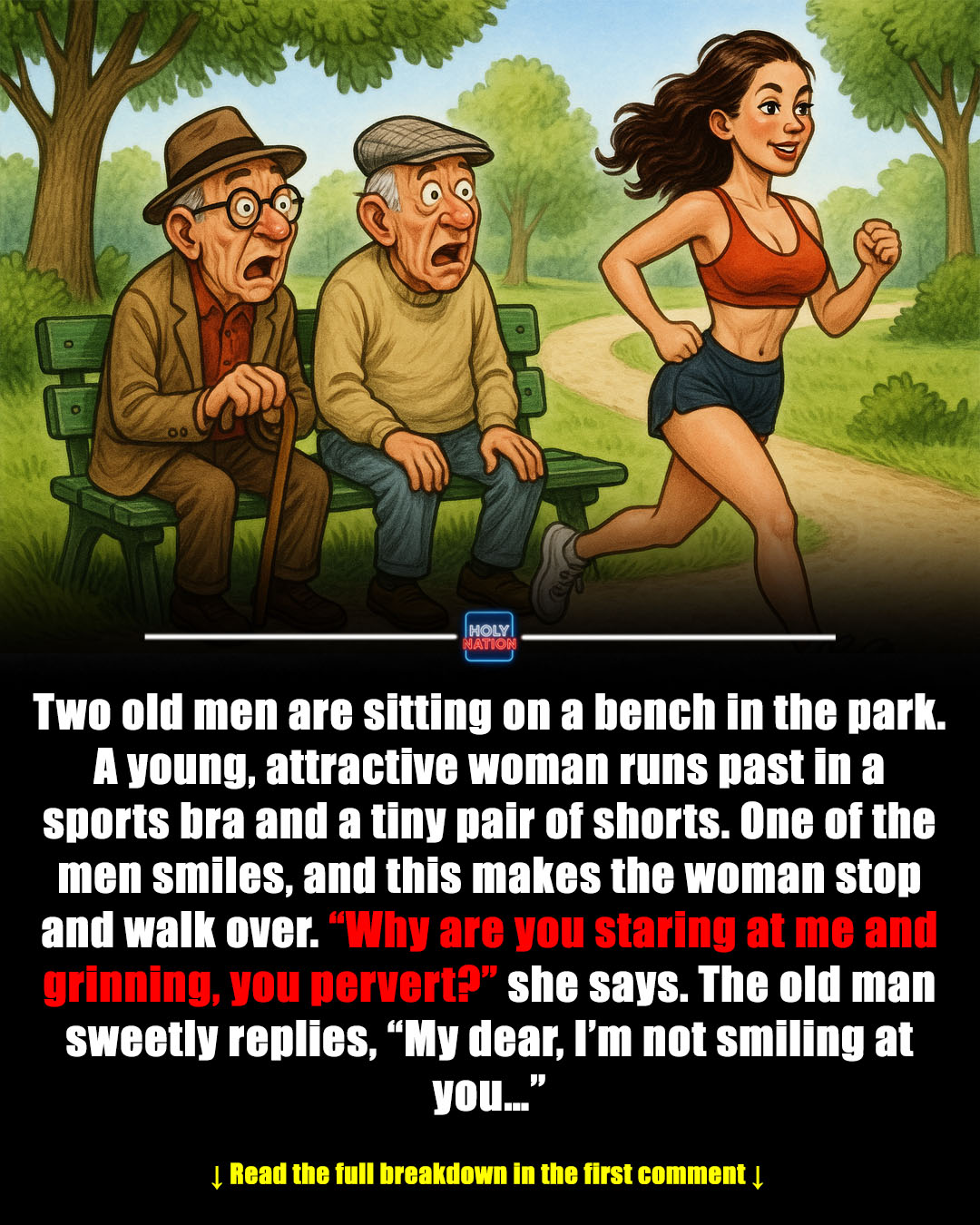 Old Men On The Bench!