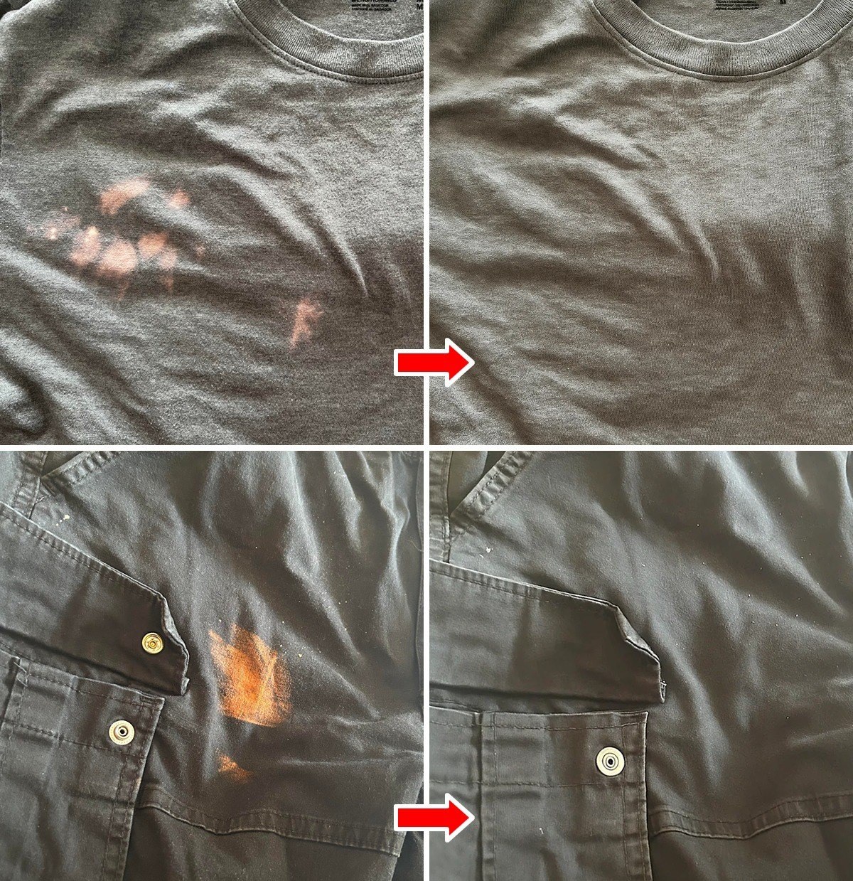 How to Remove Bleach Stains from Fabrics with 2 Simple Tricks