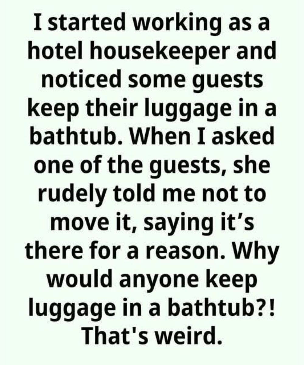 Why Some Hotel Guests Store Their Luggage in the Bathtub