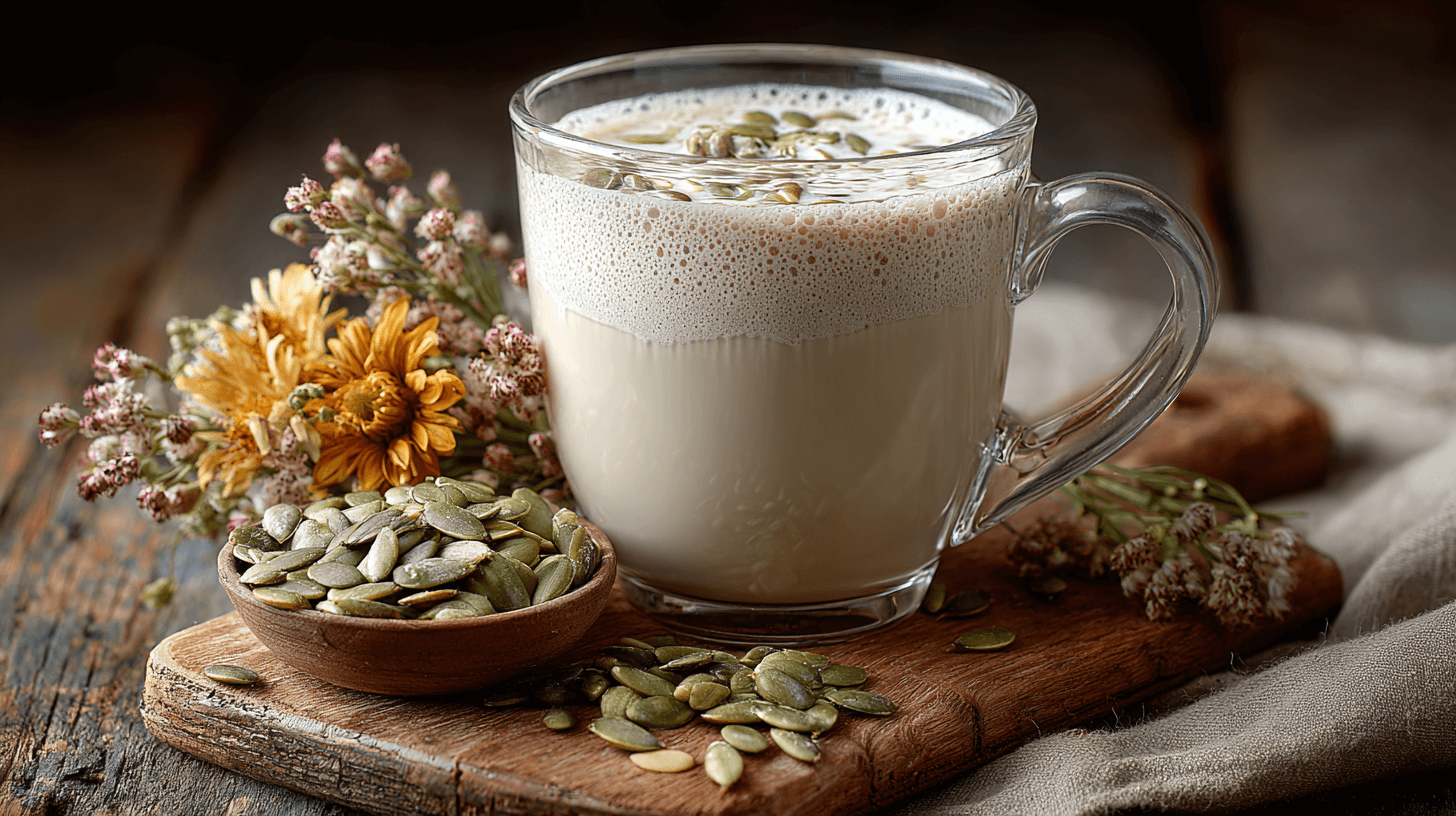 🥛 Pumpkin Seed Milk — The Natural Parasite Cleanser