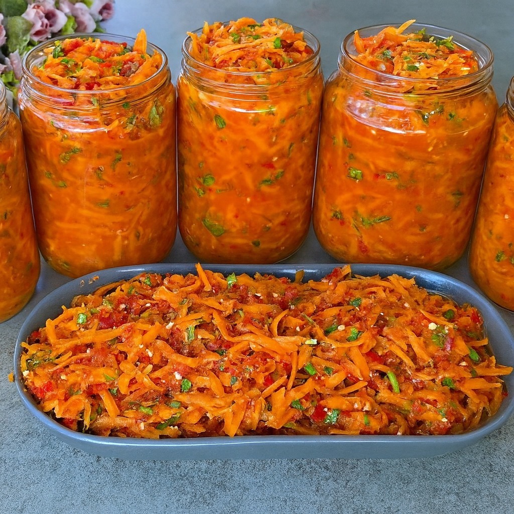 There’s no need to cook it. Everyone who tries it asks for the recipe. Even if you make 100 jars, it still won’t be enough. Incredibly delicious!