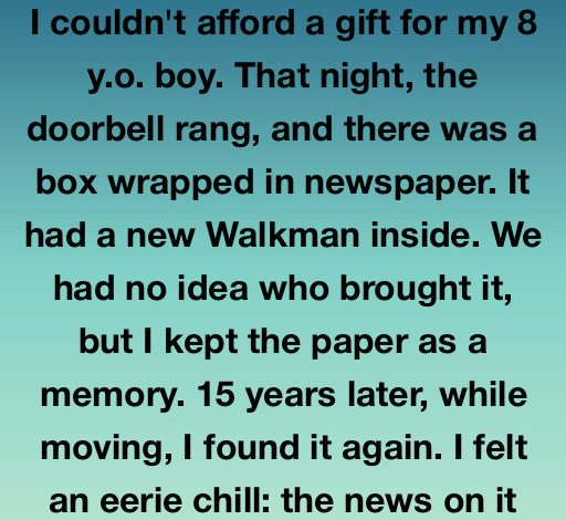 The Walkman Wrapped in Newspaper