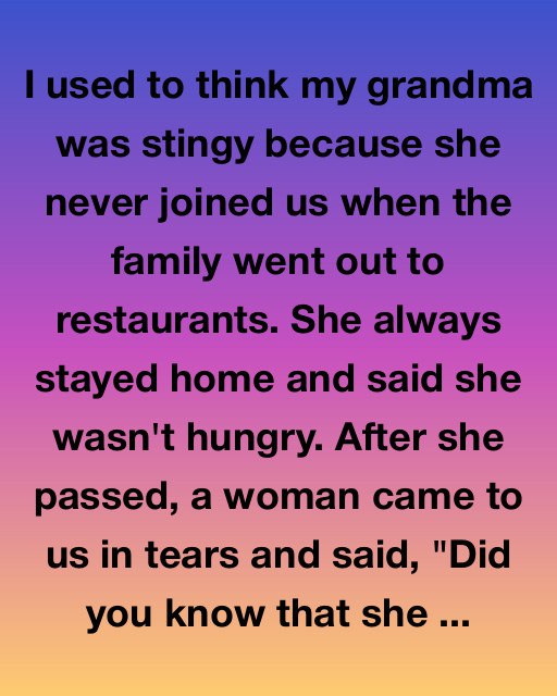 Story of the Day: The Quiet Generosity of Grandma Lourdes