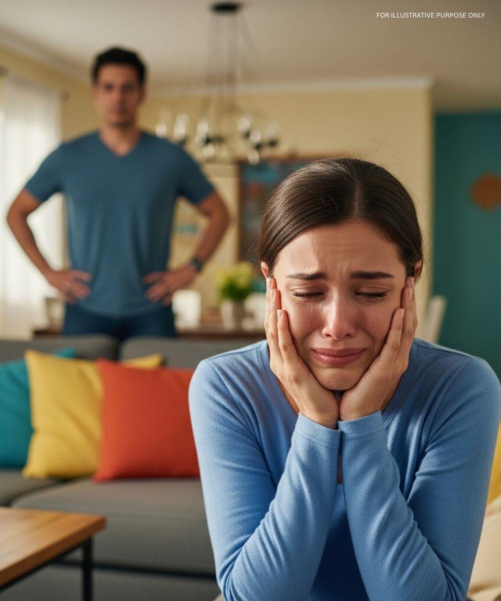 My husband slapped me because I refused to move in with my mother-in-law. Then he went to bed completely calm—as if nothing had happened. The next morning, he handed me a makeup bag and said, “My mother is coming for lunch. Cover that up… and smile.” Moments later, the doorbell rang… and his entire world collapsed.  From the start of our marriage, I’d sensed something was wrong, but I never imagined it would reach this point. Andrew had always been unusually attached to his mother, Margaret—calling her for every decision, letting her opinions guide his life, and silently allowing her to treat me like an outsider.  So when he insisted we move into her house “to save money,” I knew it wasn’t just about family—it was about control. I said no. Calmly. Clearly. And he couldn’t stand being told otherwise.  That evening in the kitchen, his temper snapped. Just one slap—quick, sharp, and enough to shake me to my core. Afterward, he simply smoothed his hair, took a breath, and said:  “Don’t ever challenge me like that again.”  Then he walked away and went to sleep, leaving me standing there, trembling.  But the next morning changed everything.  When the doorbell rang—much earlier than Margaret was supposed to arrive—Andrew frowned, annoyed. He had no idea who was about to walk through that door…  To be continued in the comments 👇