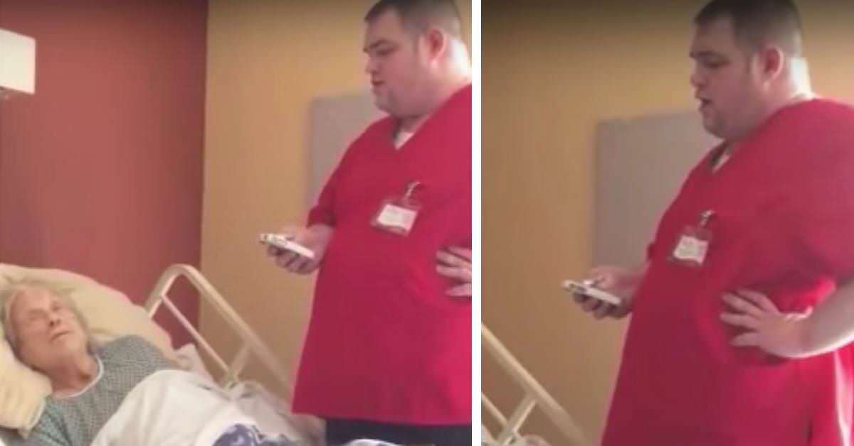 Carer fulfills dying woman’s last wish with song